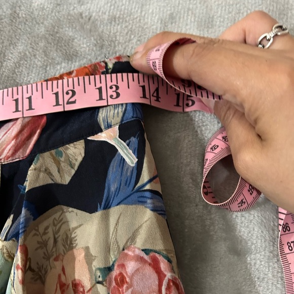 Anthropologie Rebekah Maysles silk cat print wrap skirt - Picture 2 of 10